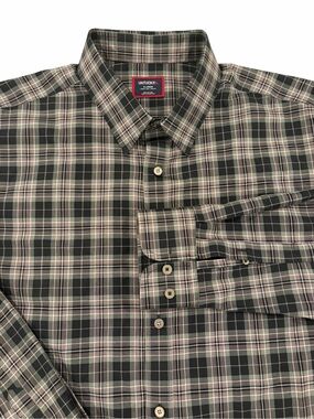 UNTUCKit Devitt WF Wrinkle Free Slim Fit Shirt Men’s XL Black Plaid